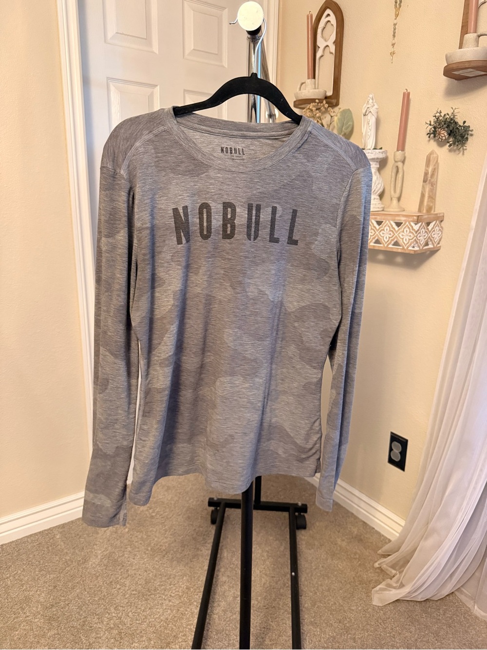 NOBULL Gray Crewneck Long Sleeve